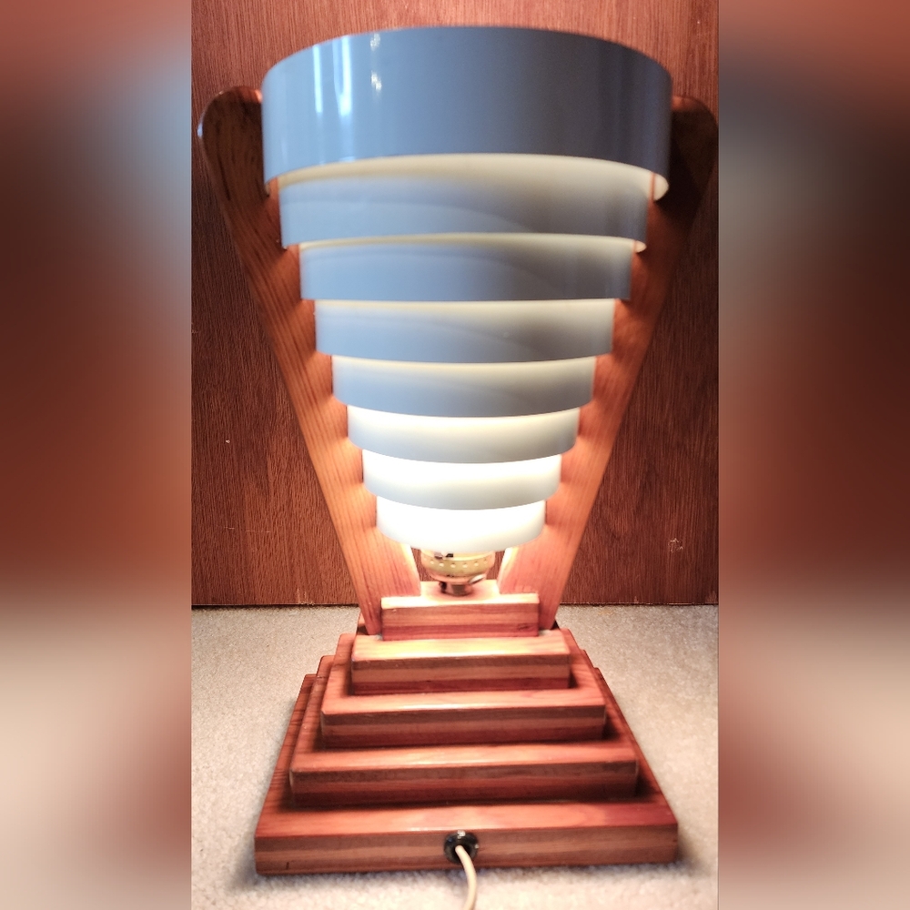 Vntg MCM Tornado Lamp - Picture 8 of 16